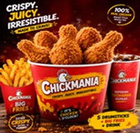 Crispy Big Bucket - 5 Drumsticks