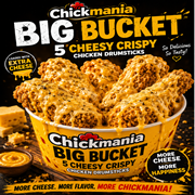 Crispy Cheezy Big Bucket - 5 Drumsticks