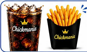 COLD DRINK + FRIES