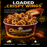 Loaded Crispy Wings - 8 pcs