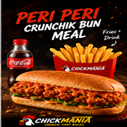 Peri Peri Crunchik Bun Meal