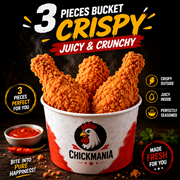 Crispy Bucket - 3 Pcs Drumsticks