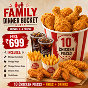 Family Dinner Bucket - 14 items